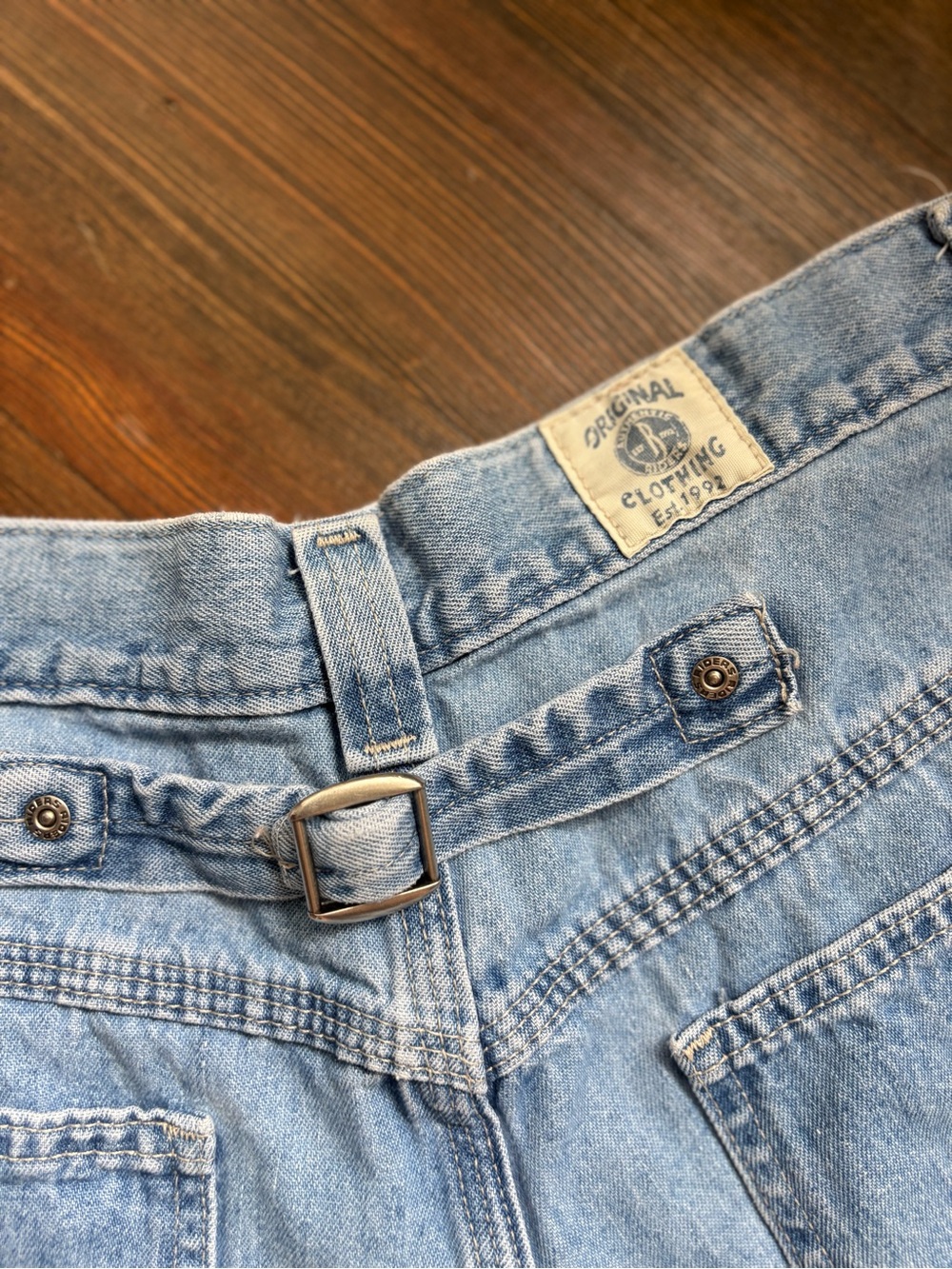 Vintage Riders by Lee Blue Denim Shorts - Picture 4 of 10
